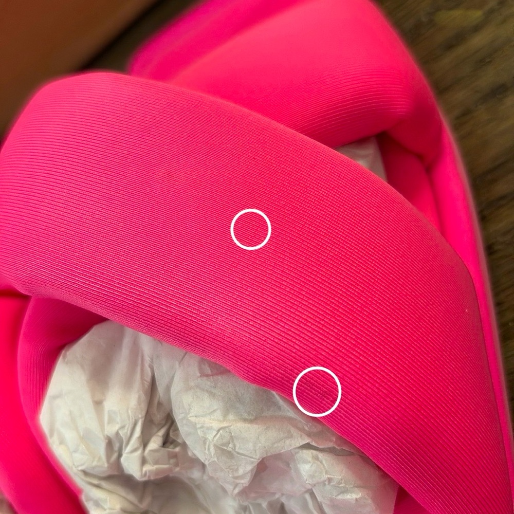 NIB [Steve Madden] Dixie Slip-On Square Toe Slide Sandals in Pink Women's Sz 6 - Picture 9 of 12